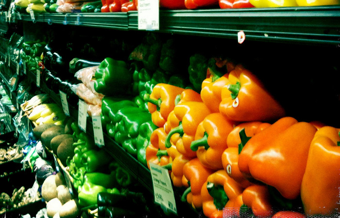 Vegetables at a Whole Foods Market. Photo: Flickr user Ines Hegedus-Garcia, creative commons licensed.