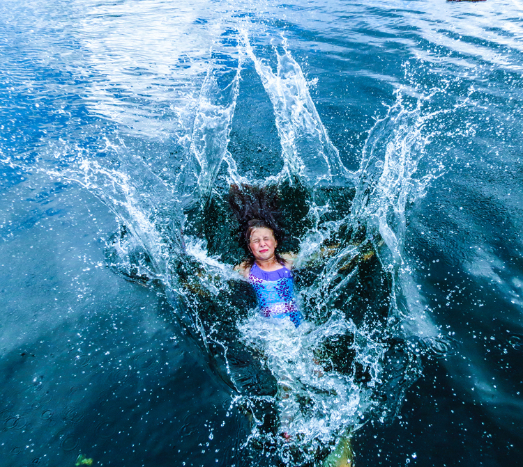 blue hole georgetown swimming swimmer swim water fun