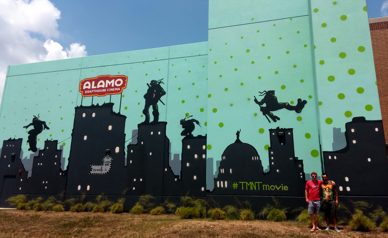 A "Ninja Turtles" mural on the side of the Slaughter Lane Alamo Drafthouse. Photo: Stephen C. Webster.