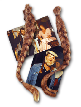 Willie Nelson's braids. Photo: Guernsey's.